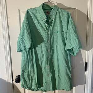 Cinch Men's XL Short Sleeve Button Front Western Shirt